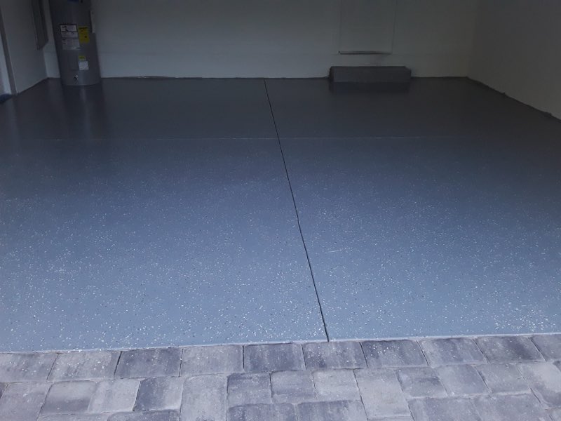Finished floor, cured and back in service